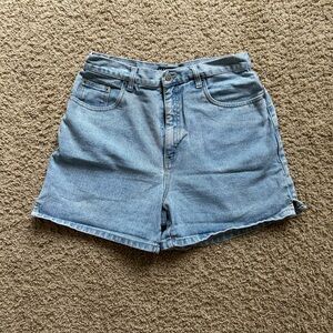 Vintage Halston Light Blue Jean Shorts